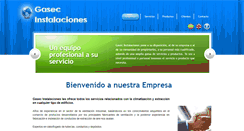 Desktop Screenshot of gasecinstalaciones.com