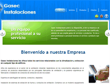 Tablet Screenshot of gasecinstalaciones.com